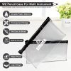 Transparent PVC Pencil Cases w/ Zipper