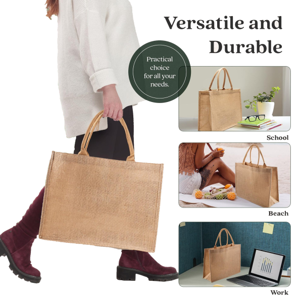 Eco Organic Cotton Tote Bag – Customizable & Reusable