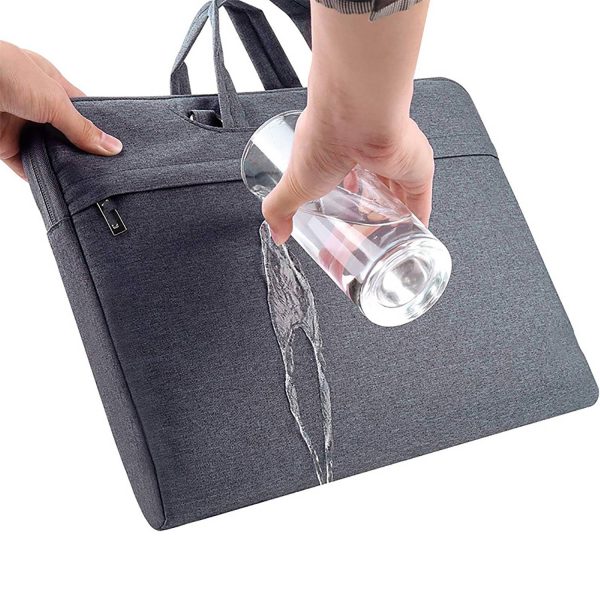 Waterproof Oxford Laptop Shoulder Bag w/ Pockets