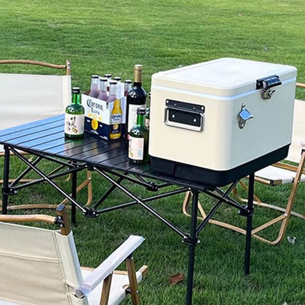Car mounted outdoor retro iron cooler insulated case