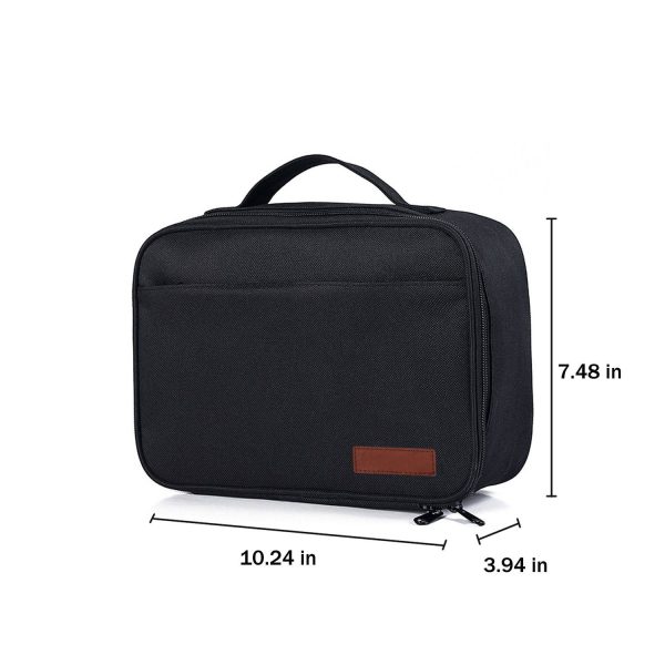 Kids Compact Portable Oxford Insulated Lunch Bag w/ Handle