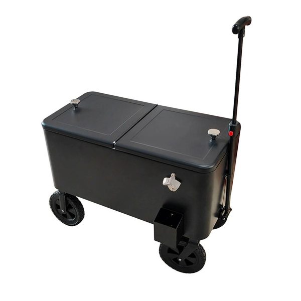 75L Outdoor Rolling Cooler w/ Extendable Handle