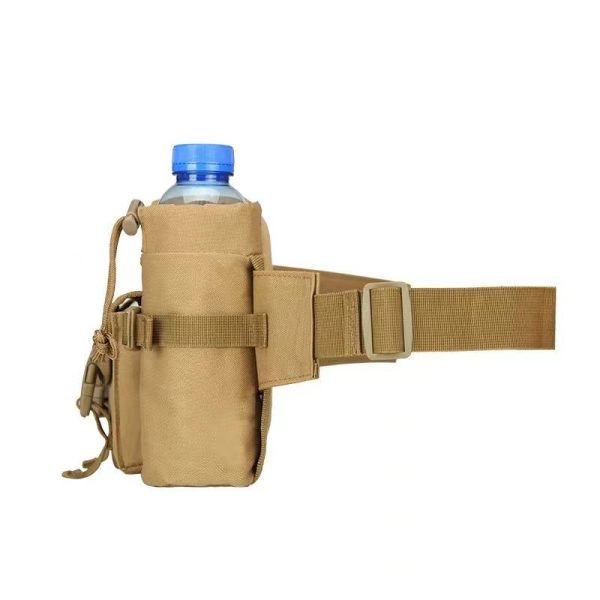 Outdoor Tactical Waist Slip Pack With Water Bottle Holder