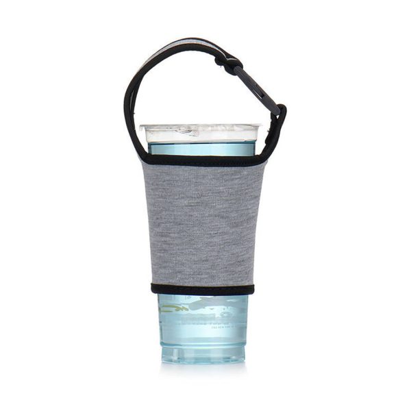 Portable drink cup holder cloth cover against scalding