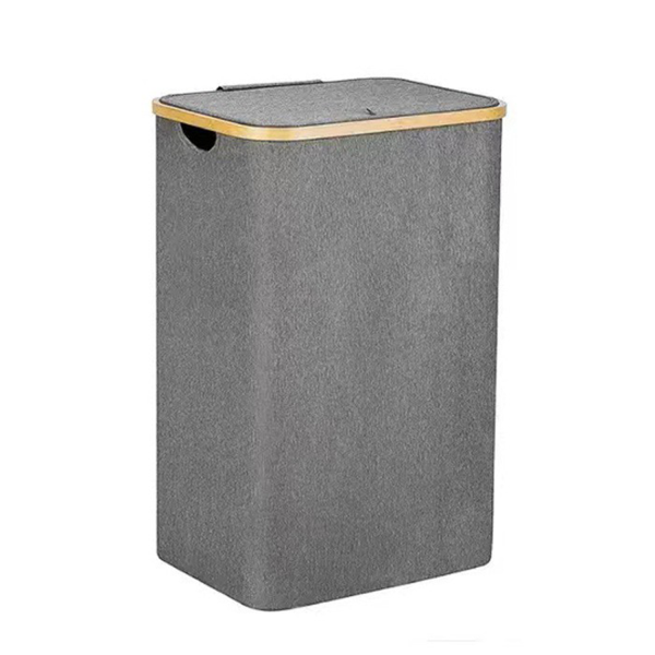 100L Oxford Laundry Basket with Wheels Lid