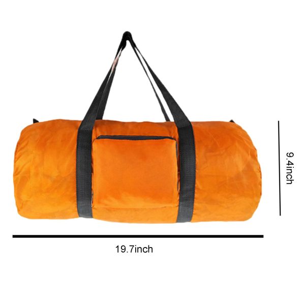 Foldable Polyester Duffle Bag w/ Carabiner