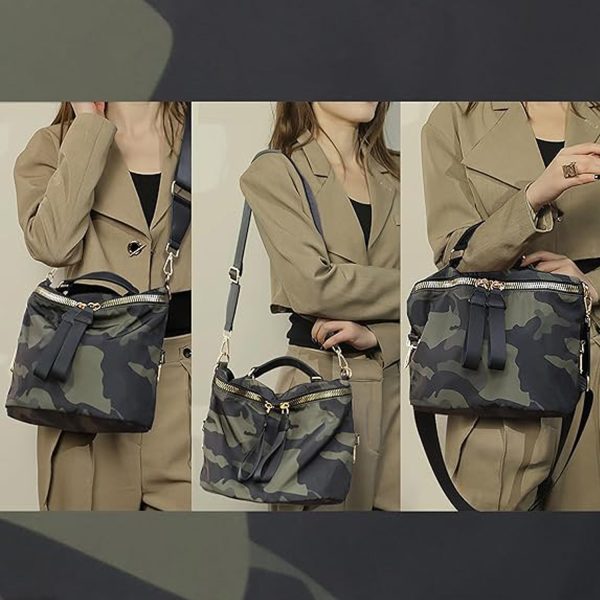 Anti Theft Foldable Nylon Crossbody Handbag