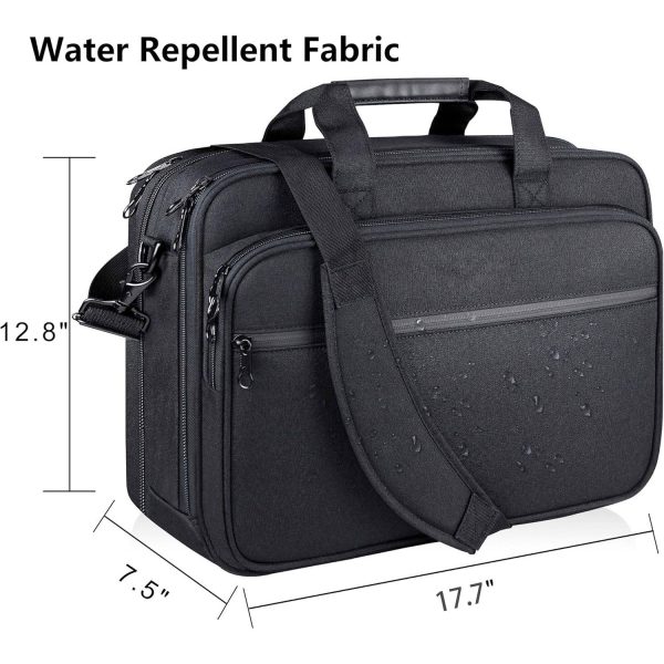 RFID Blocking Waterproof Oxford Laptop Bag Briefcase