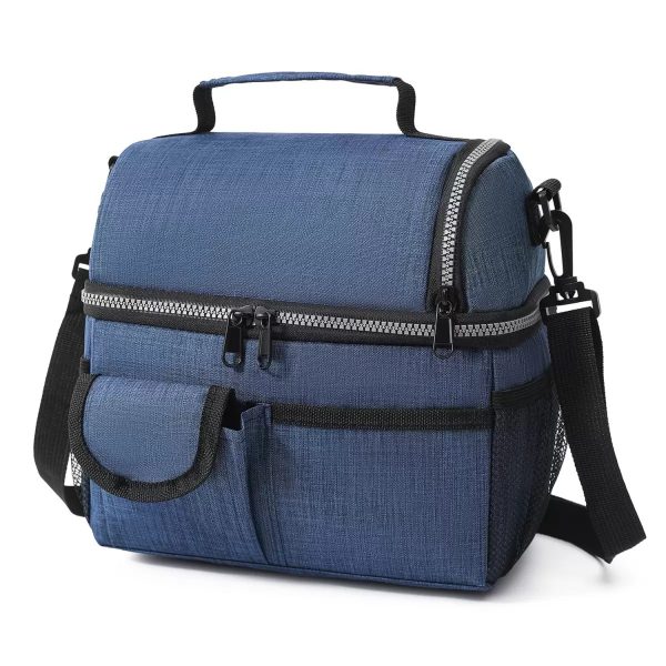 9L Double Decker Oxford Insulated Cooler Lunch Bag
