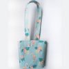 Drink Cup Sleeve Handle Carry Strap with Integrated Straw