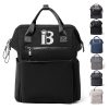 Large Capacity Polyester RFID Laptop Backpack w/ Handle