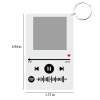 Acrylic photo signboard transparent keychain