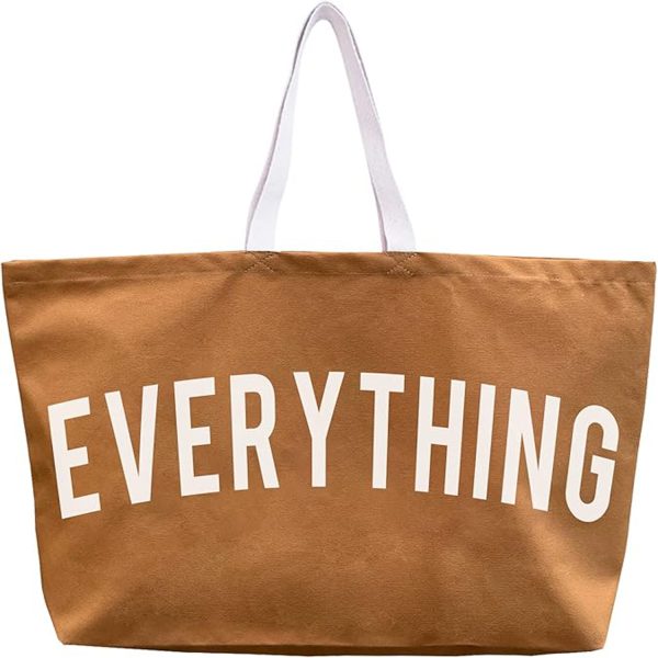 Large Capacity Portable Canvas Tote Bag