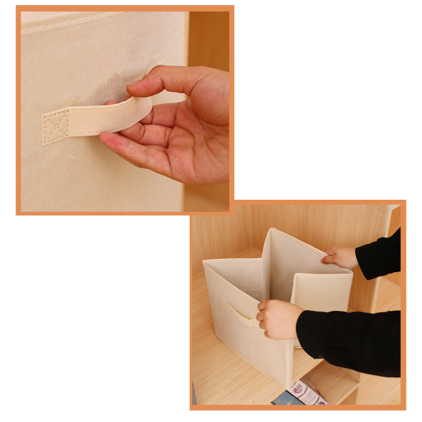 Foldable Storage Box without Lid