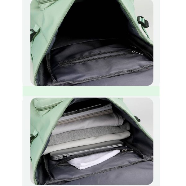 Waterproof Dry Wet Separation Nylon Duffel Backpack