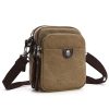 Detachable Shoulder Strap Canvas Crossbody Bag
