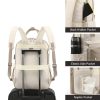 Waterproof Polyester USB Laptop Backpack w/ Luggage Strap