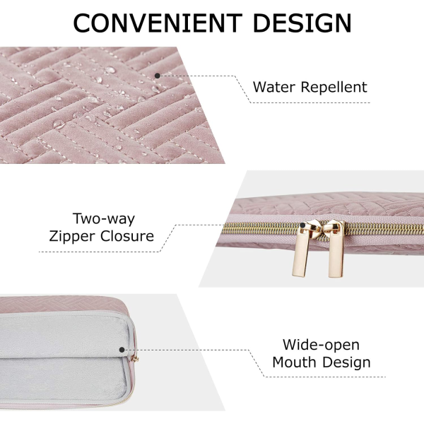 13" Waterproof Oxford Laptop Sleeve w/ Pockets