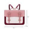 Large Capacity PU Leather Laptop Bag Backpack