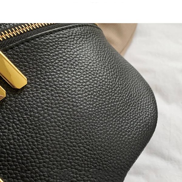 Adjustable Strap PU Leather Crossbody Bag