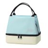 Two Tone Dual Layer Oxford Insulated Lunch Bag