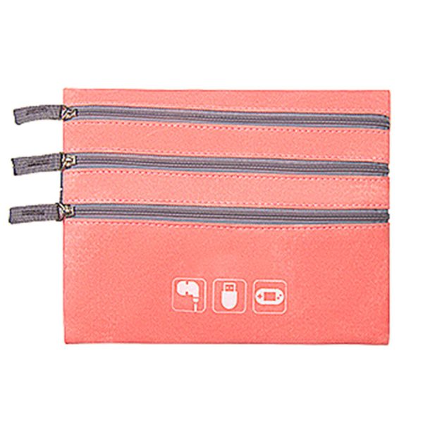 Mini Waterproof PU Leather Travel Storage Pouch