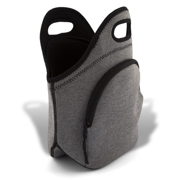 10L Thick Neoprene Insulated Lunch Tote Bag w/Pocket