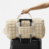 Large Capacity Quilted Puffer Gym Bag Polyester Tote