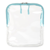 PVC Waterproof Clear Double Zipper Cosmetic Bag