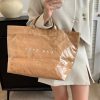 Clear PVC Cover Eco Paper Tote Bag