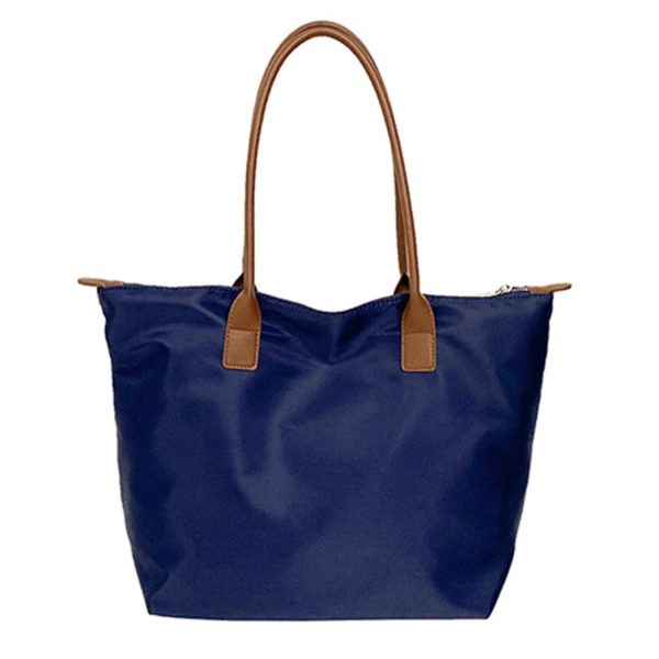 Top Zipper Large Capacity Nylon Tote Bag