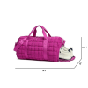 Large Capacity Quilted Puffer Gym Bag Polyester Tote