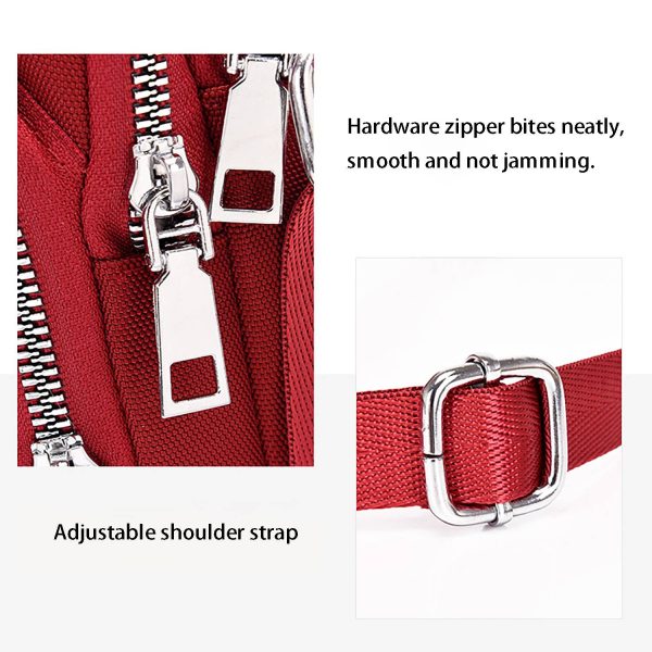 Mini Waterproof Oxford Crossbody Phone Bag