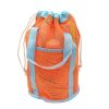 16L Polyester Mesh Beach Drawstring Bag