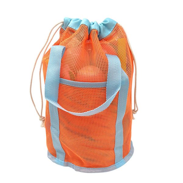 16L Polyester Mesh Beach Drawstring Bag