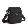 Detachable Shoulder Strap Canvas Crossbody Bag