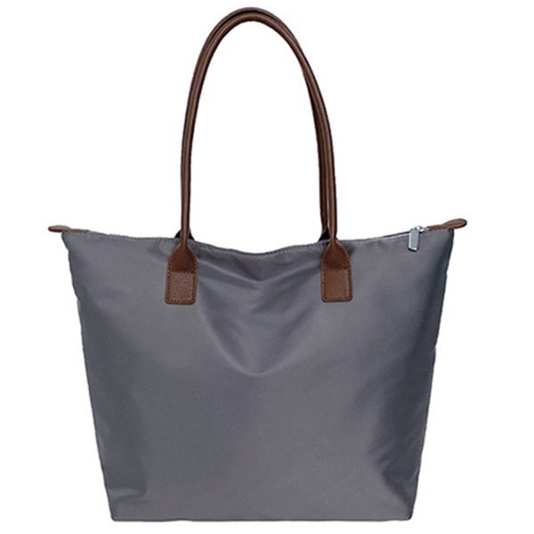 Top Zipper Large Capacity Nylon Tote Bag