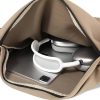 Foldable Nylon Zipper Tote Shoulder Bag