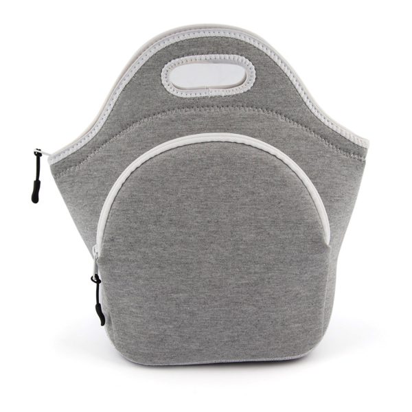 10L Thick Neoprene Insulated Lunch Tote Bag w/Pocket