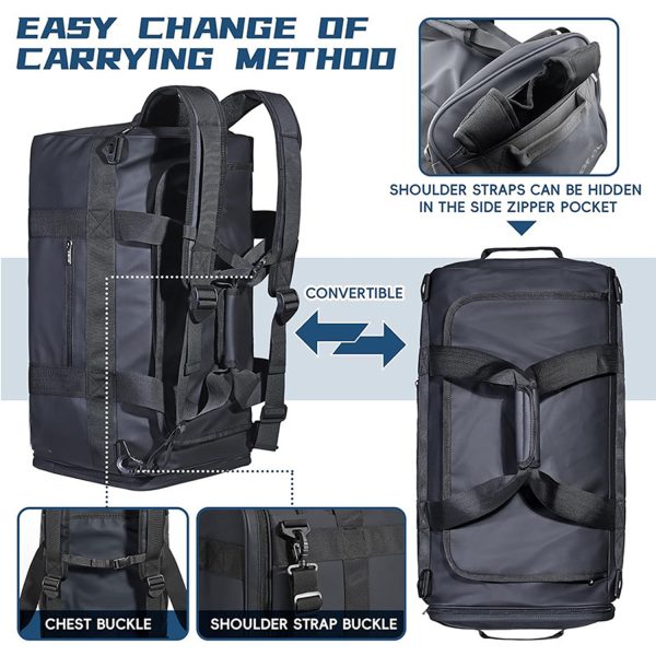Large Capacity Waterproof Oxford Backpack Duffel Bag
