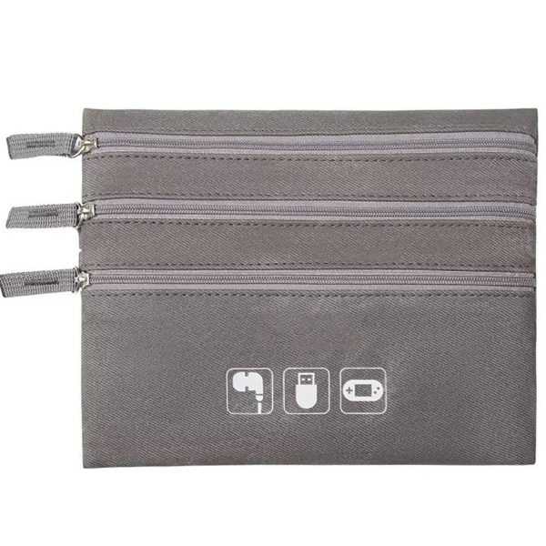 Mini Waterproof PU Leather Travel Storage Pouch