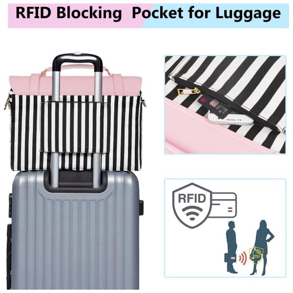 15.6" Waterproof PU leather Laptop Bag Briefcase