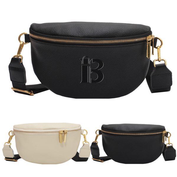 Adjustable Strap PU Leather Crossbody Bag