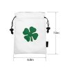 Velvet Clover Golf Drawstring Pouch