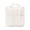 Open Top Multi-pockets Canvas Tote Bag