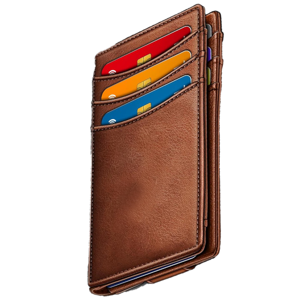 Microfiber Magnetic Closure RFID Blocking Bifold Wallet