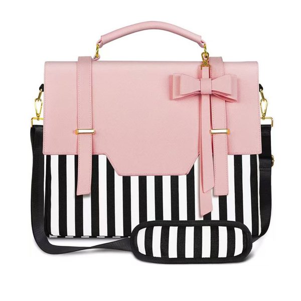 15.6" Waterproof PU leather Laptop Bag Briefcase