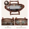 15" Waterproof PU Leather Laptop Tote bag
