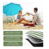 50L Large Capacity Canvas Zipper Beach Tote Bag
