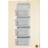 Wall mounted storage bag